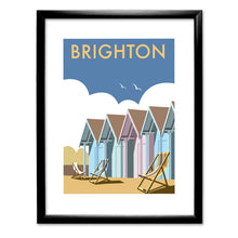 Load image into Gallery viewer, Brighton Beach Huts Art Print
