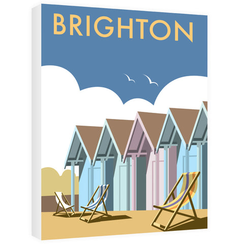 Brighton Beach Huts Canvas