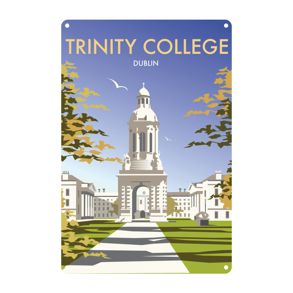 Trinity College Metal Sign – Dave Thompson Art
