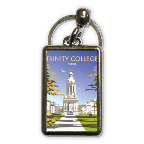 Trinity College Metal Keyring