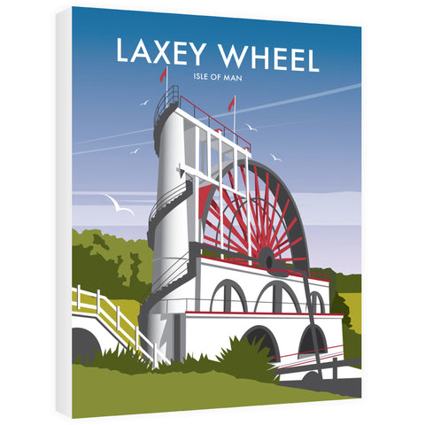 Laxey Wheel, Isle of Man - Canvas