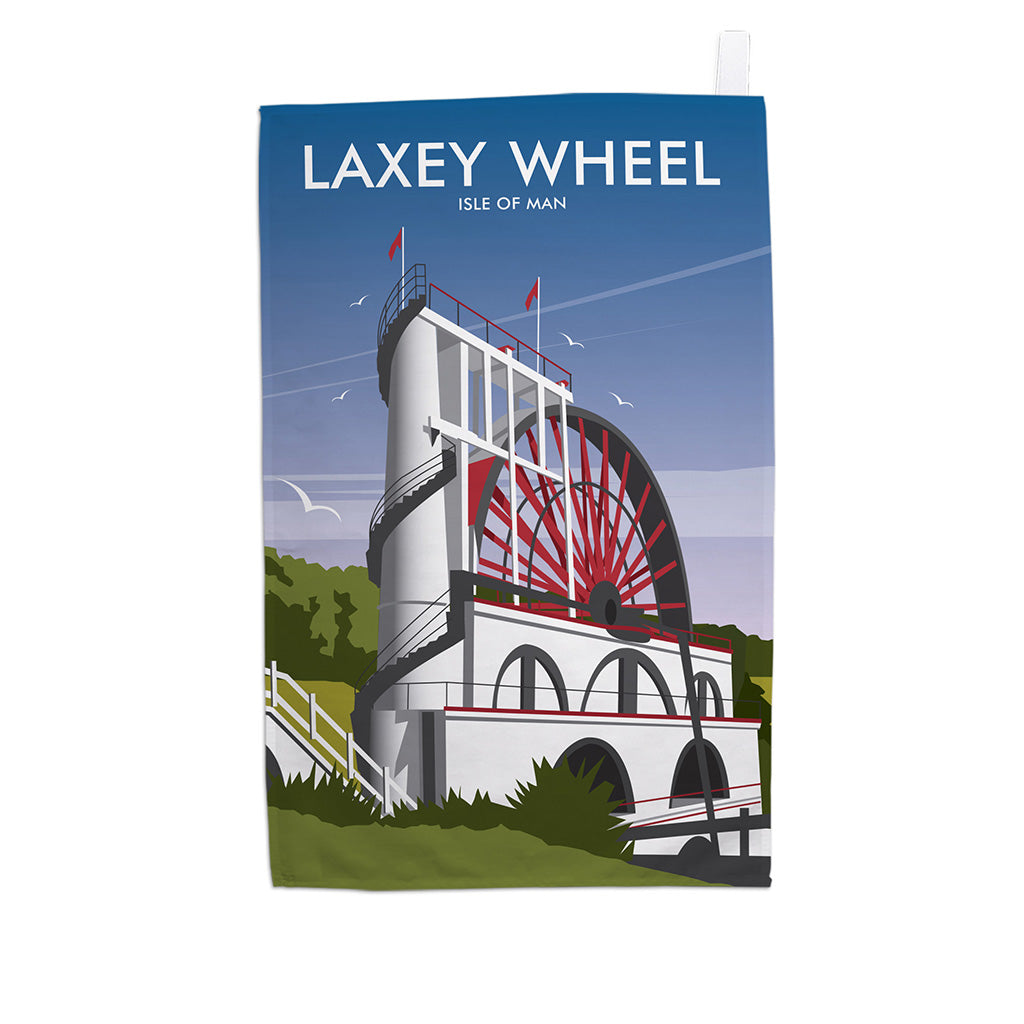 Laxey Wheel Tea Towel