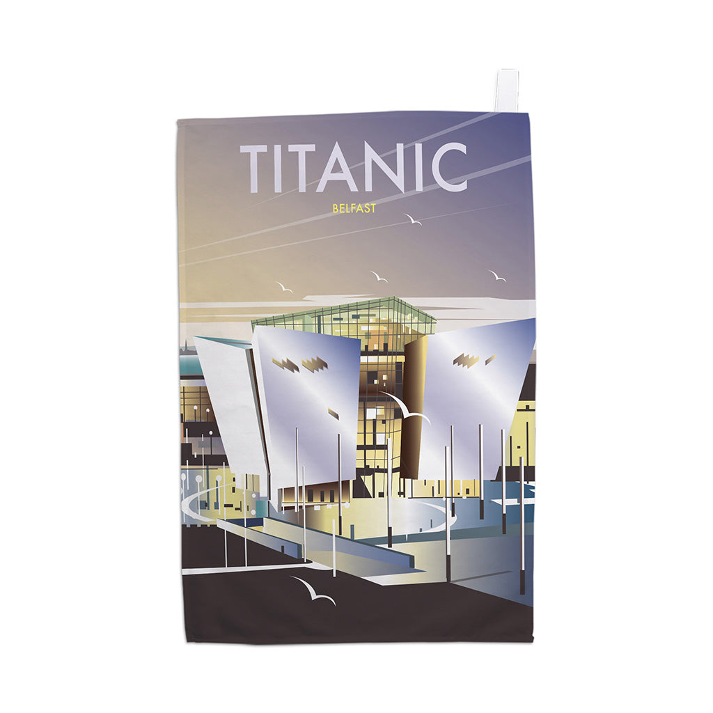 Titanic Museum Tea Towel
