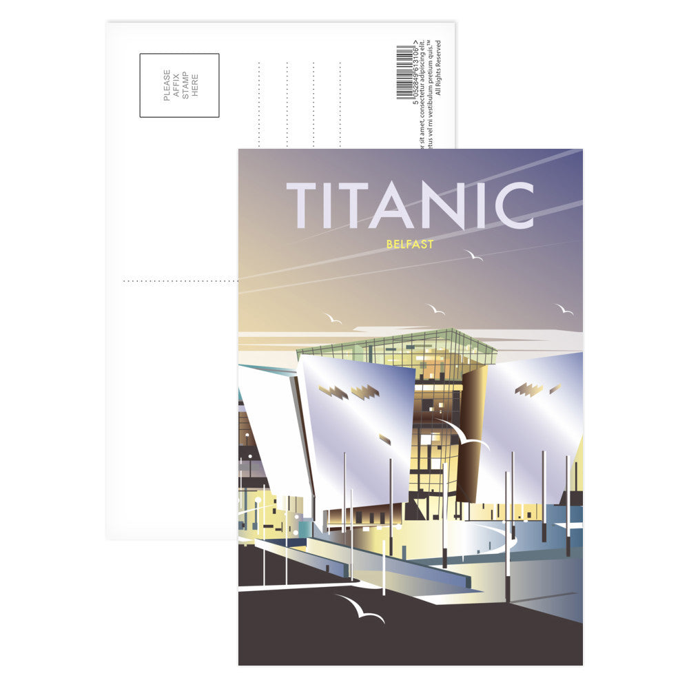 Titanic Museum Postcard Pack of 8