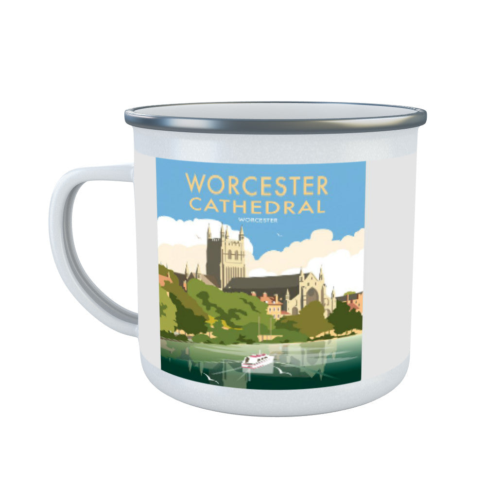 Worcester Cathedral Enamel Mug