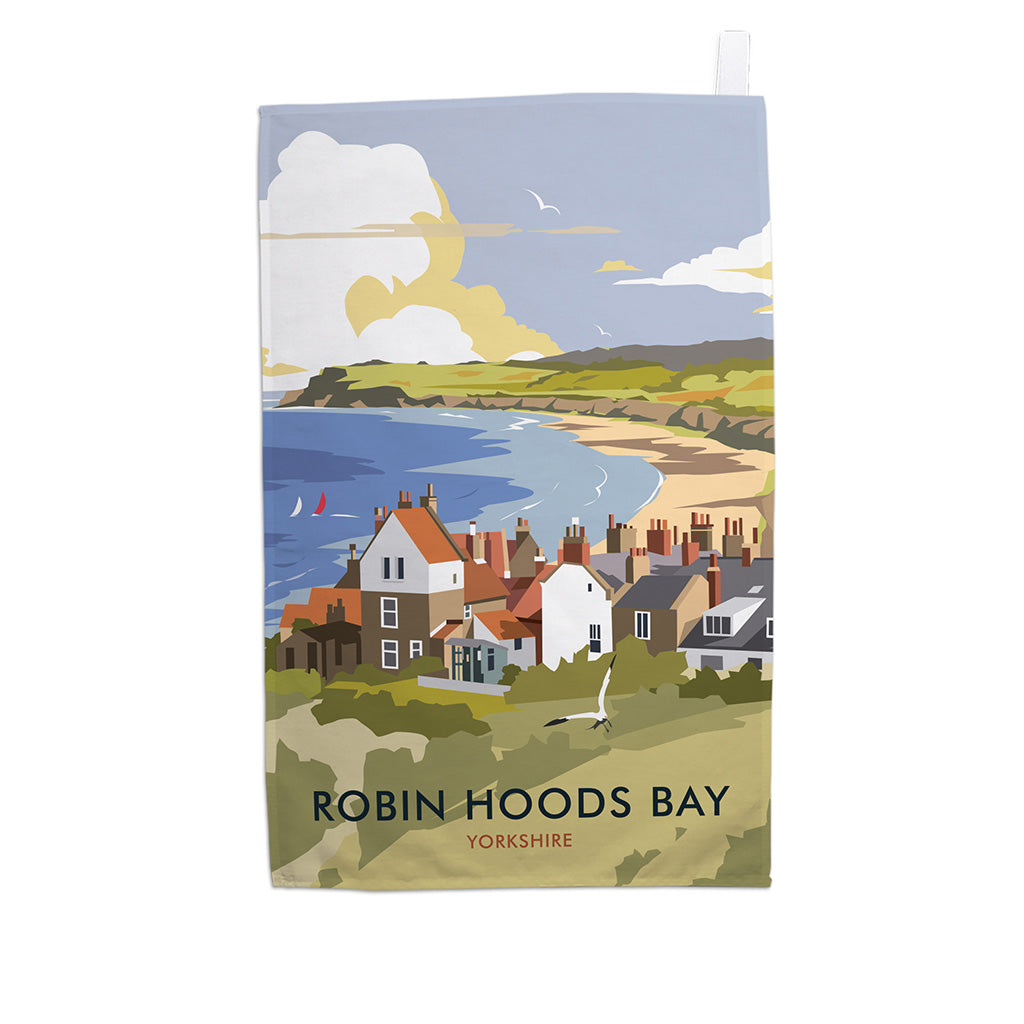 Robin Hoods Bay Tea Towel