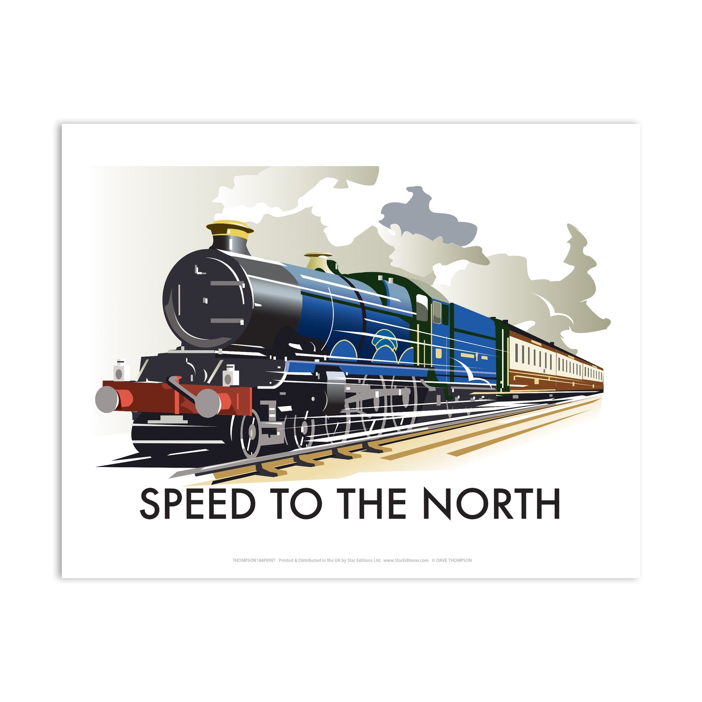 Speed to the North Art Print