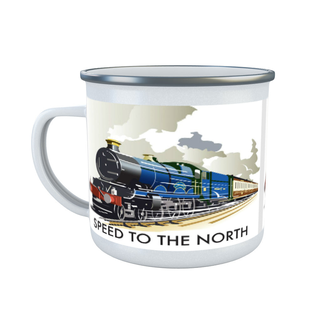 Speed to the North Enamel Mug