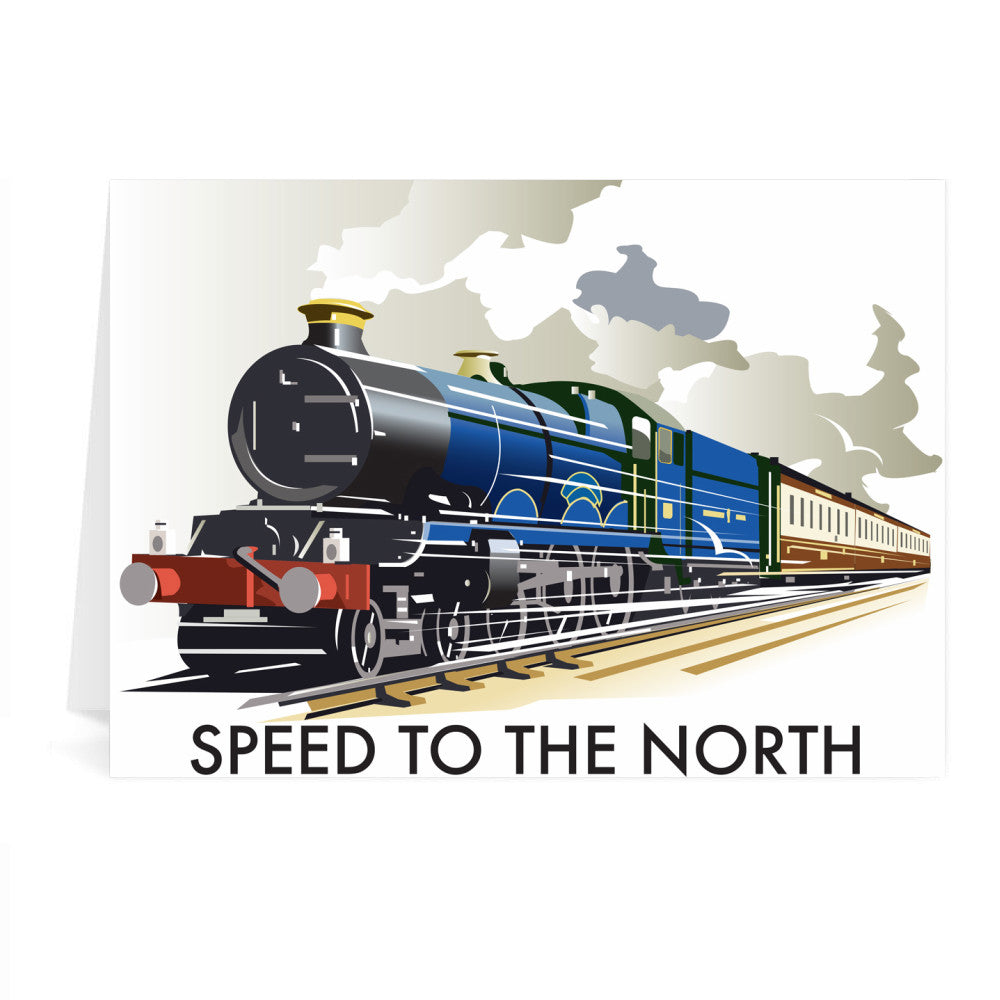 Speed to the North Greeting Card