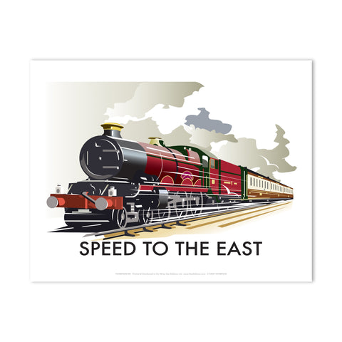 Speed to the East Art Print