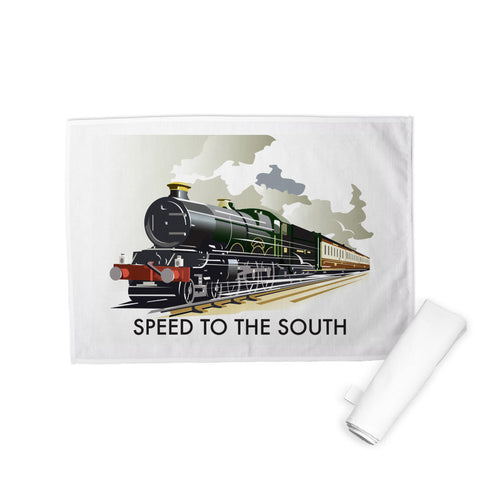 Speed to the South Tea Towel
