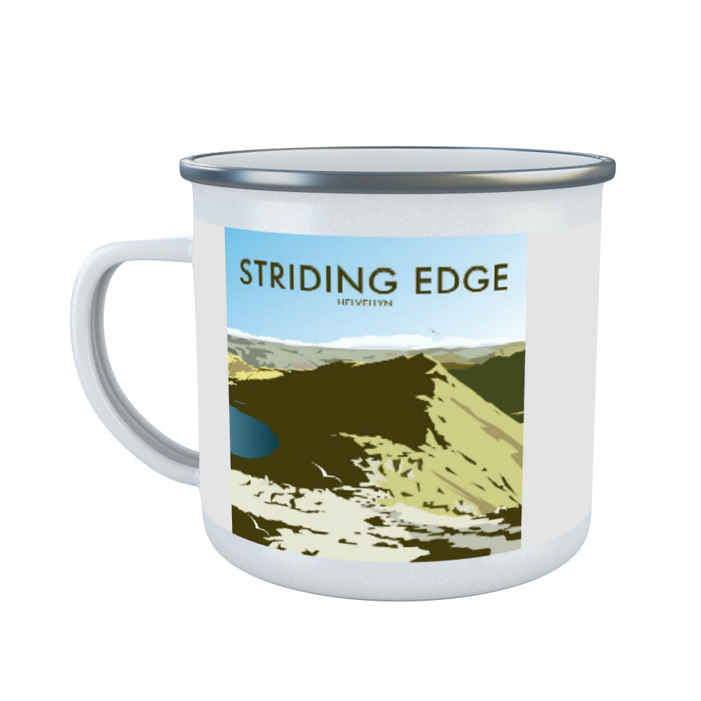 Helvellyn Edge, Lake District Enamel Mug