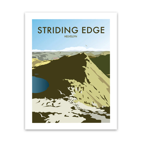 Helvellyn Edge, Lake District Art Print