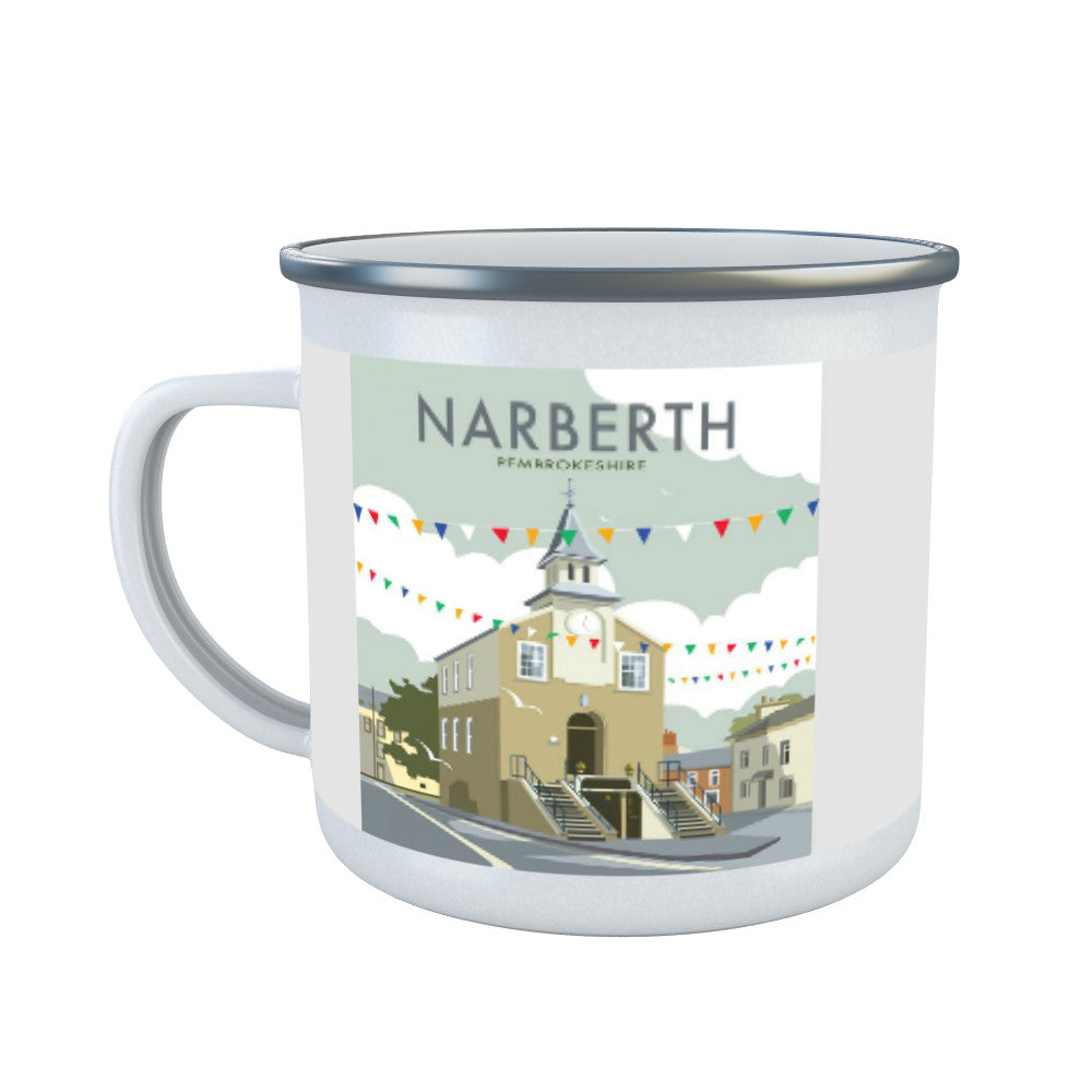 Narberth Enamel Mug