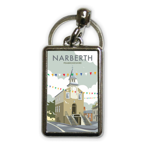 Narberth Metal Keyring