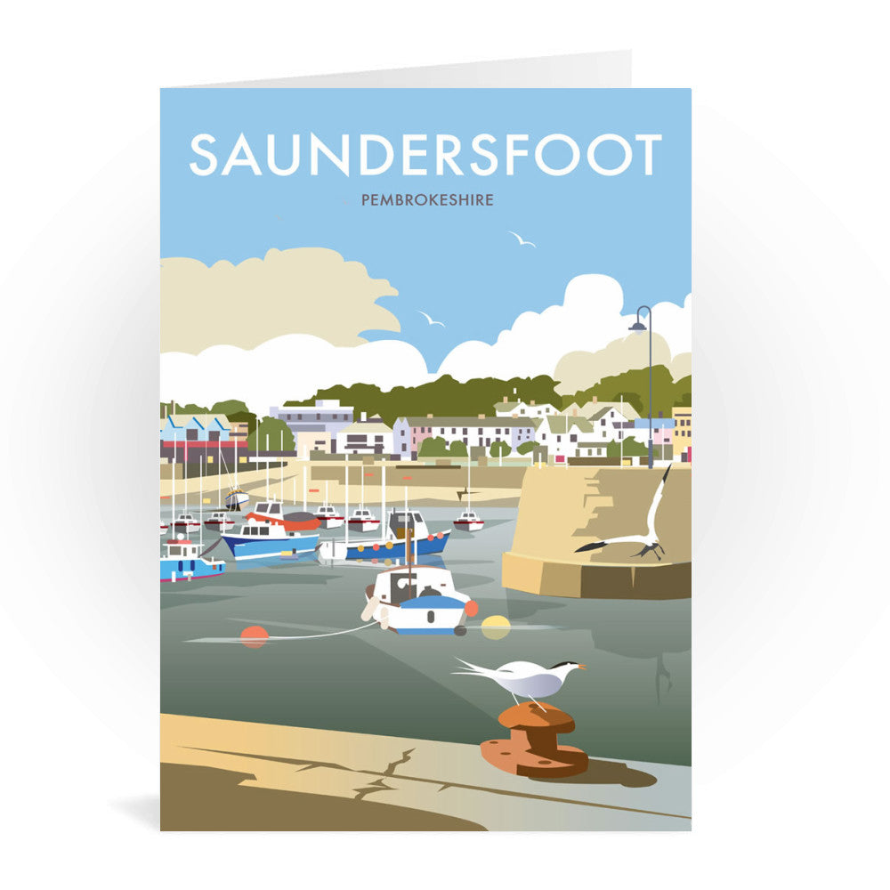 Saundersfoot Greeting Card