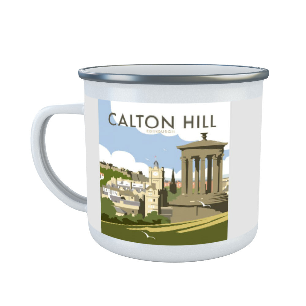 Calton Hill Enamel Mug
