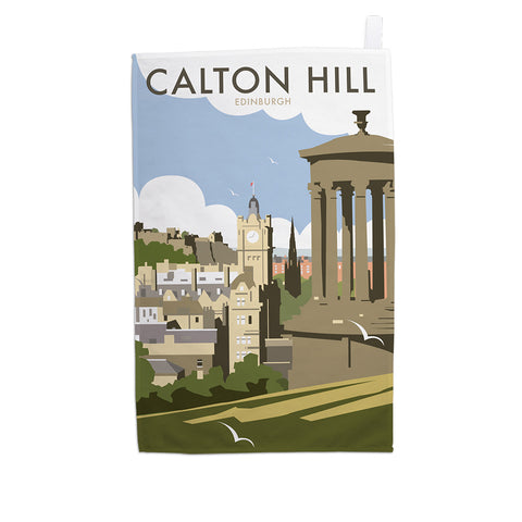 Calton Hill Tea Towel