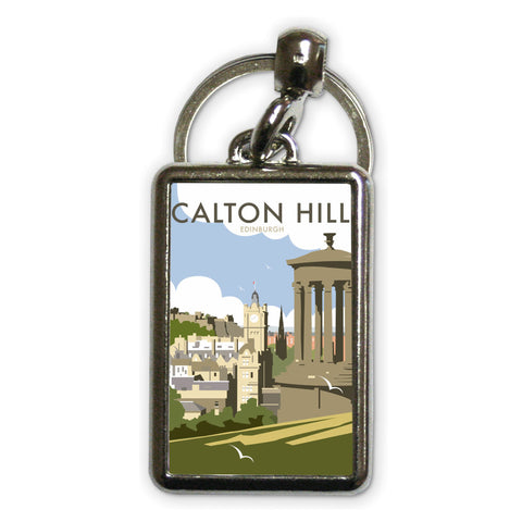 Calton Hill Metal Keyring