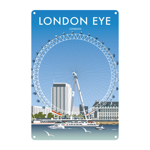 London Eye Metal Sign