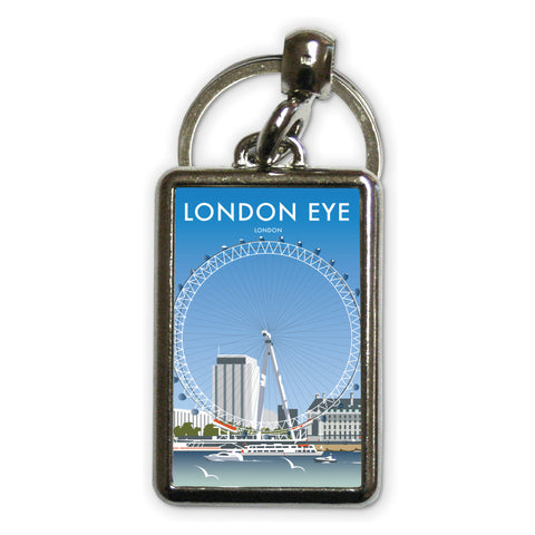 London Eye Metal Keyring