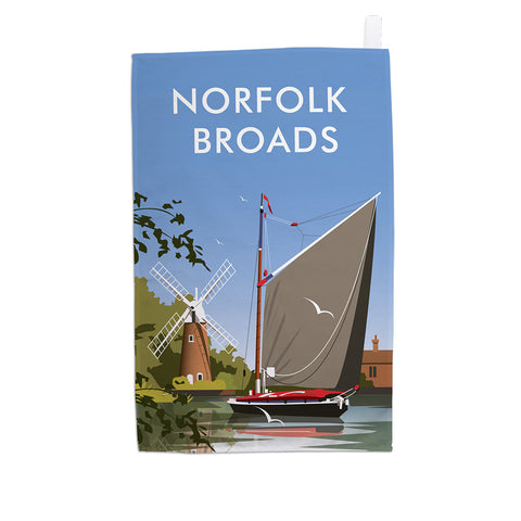 Norfolk Broads Tea Towel