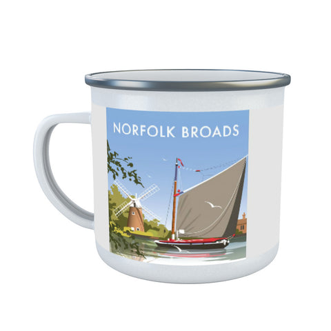 Norfolk Broads Enamel Mug