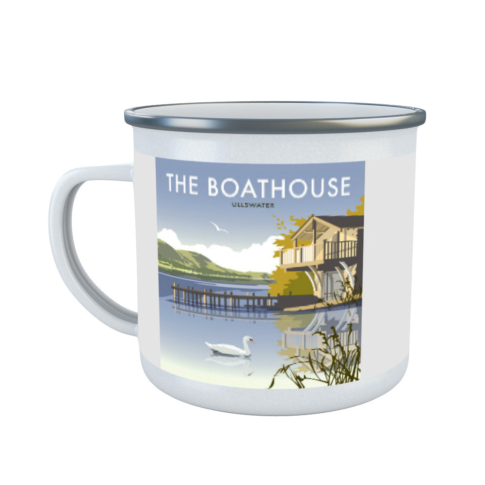 Ullswater Boathouse Enamel Mug