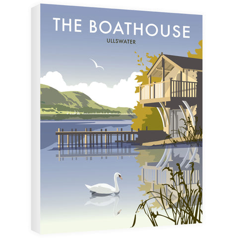 The Boathouse, Ullswater - Canvas