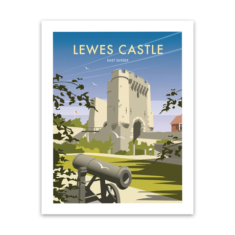 Lewes Castle Art Print