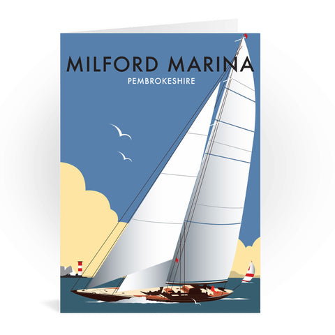 Milford Marina Greeting Card