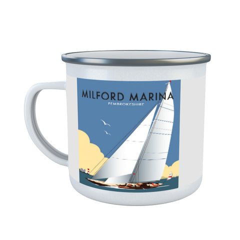 Milford Marina Enamel Mug