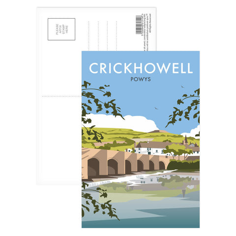 Crickhowell Postcard Pack of 8