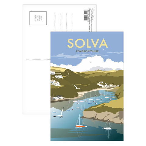 Solva Postcard Pack of 8
