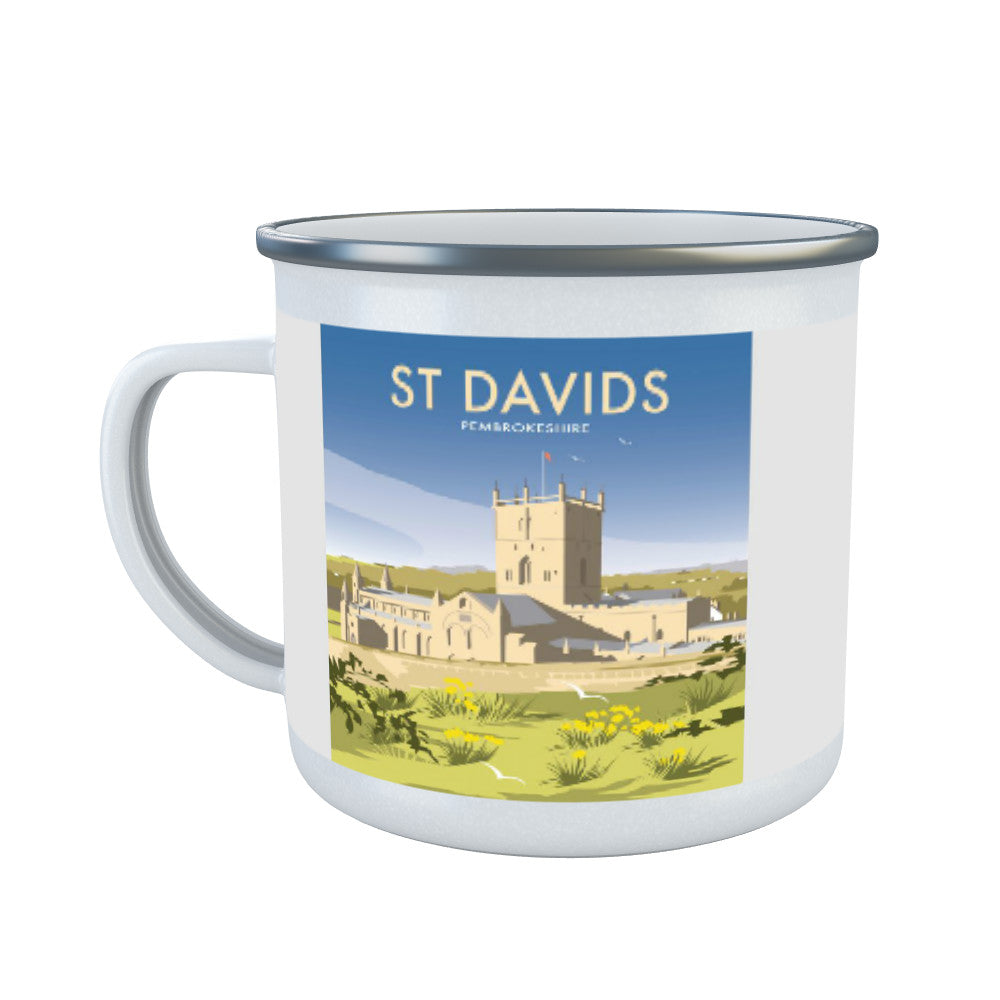 St Davids - Pembrokeshire Enamel Mug