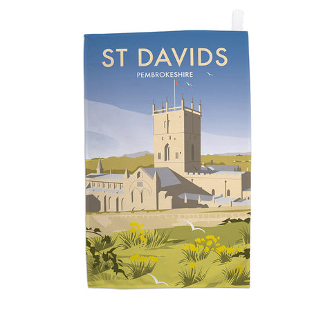 St Davids - Pembrokeshire Tea Towel
