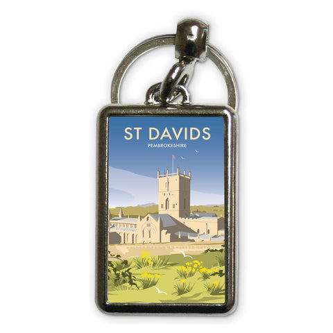 St Davids - Pembrokeshire Metal Keyring