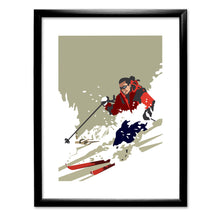 Load image into Gallery viewer, Skier Art Print
