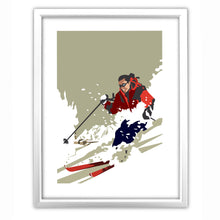 Load image into Gallery viewer, Skier Art Print

