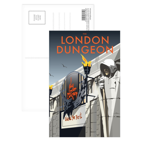 London Dungeon Postcard Pack of 8