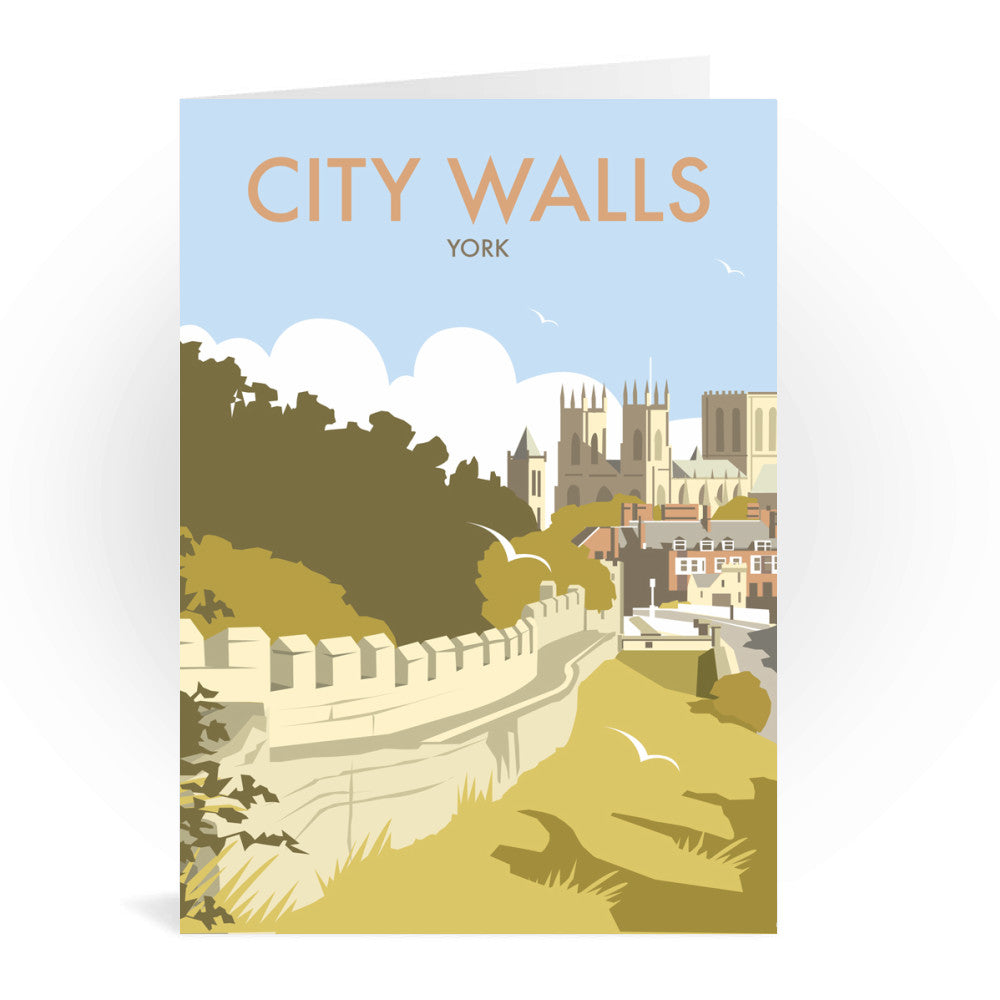 York City Walls Greeting Card