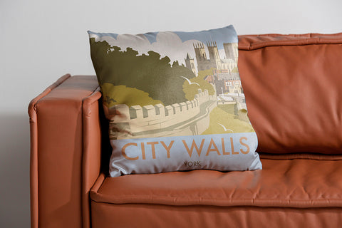York City Walls Cushion