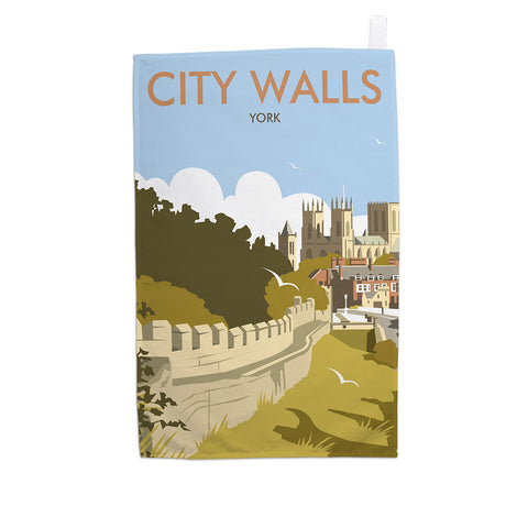 York City Walls Tea Towel