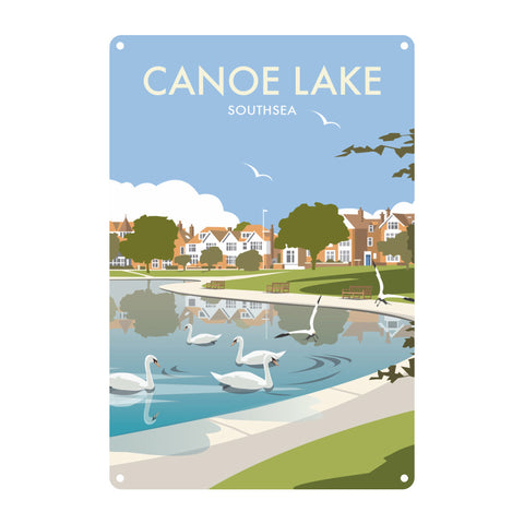 Canoe Lake, Southsea Metal Sign
