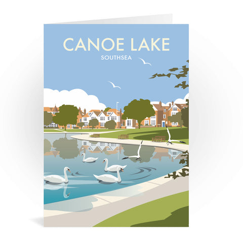 Canoe Lake, Southsea Greeting Card