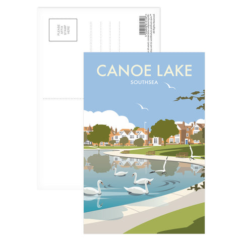 Canoe Lake, Southsea Postcard Pack of 8