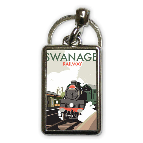 Swanage Railway Metal Keyring