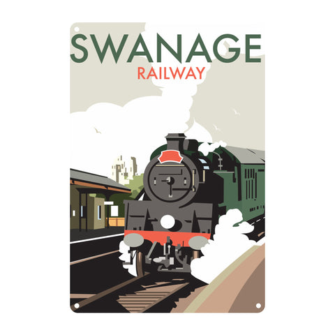 Swanage Railway Metal Sign