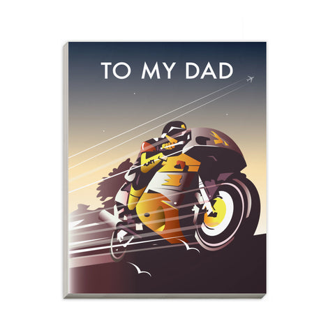 Motorbike Dad A6 Notepad