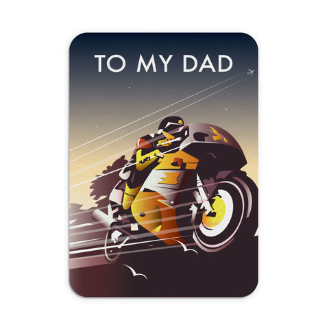 Motorbike Dad Mouse Mat